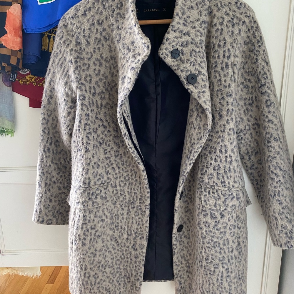 Zara Women's Jacket Pea Coat - Picture 4 of 9